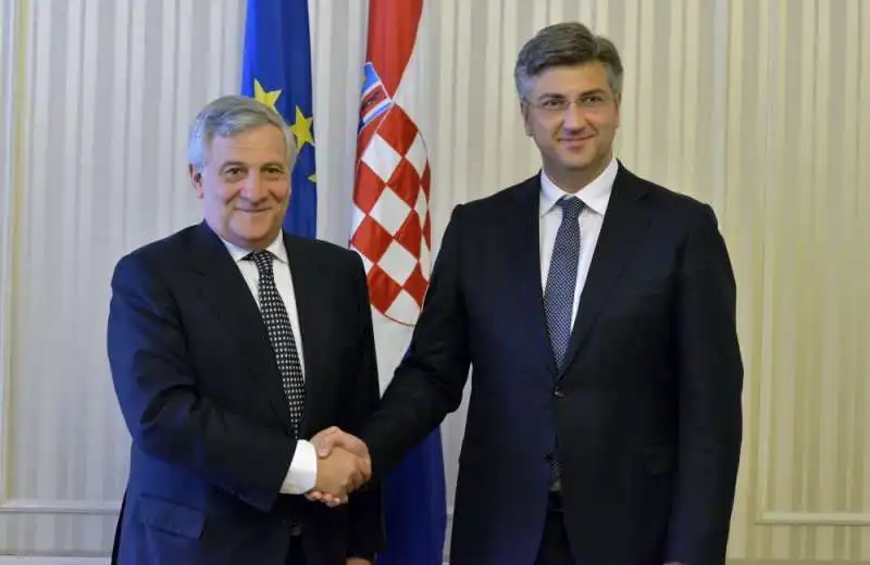 ANTONIO TAJANI ANDREJ PLENKOVIC 