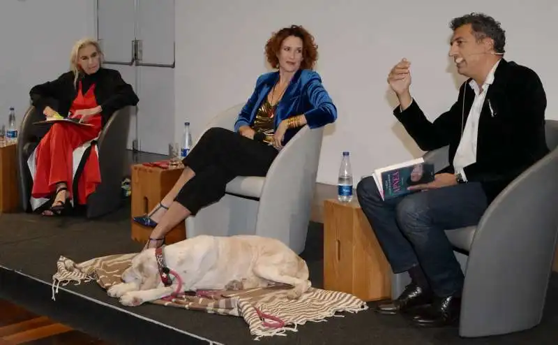 barbara alberti  lucrezia lante della rovere con arturo  francesco siciliano  foto di bacco