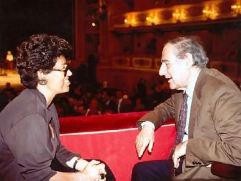 Carla Fendi e Giancarlo Menotti a Spoleto