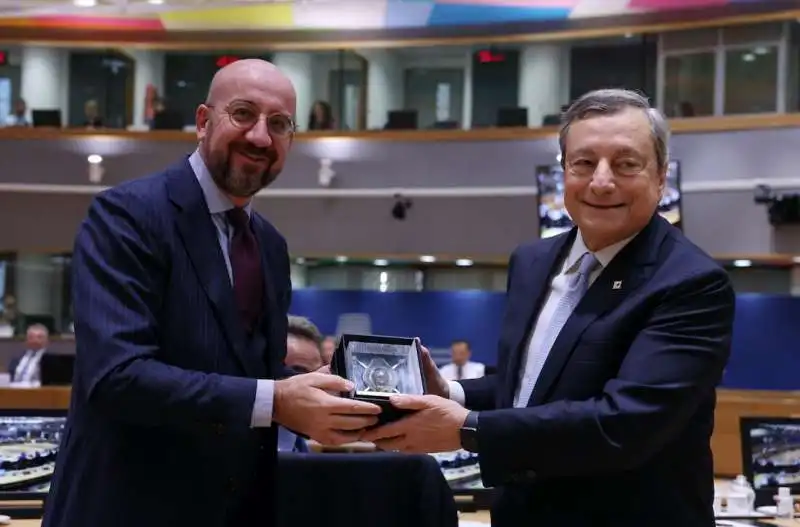 CHARLES MICHEL MARIO DRAGHI 