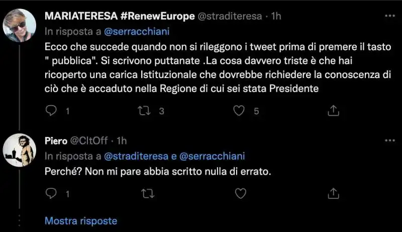 commenti al tweet di debora serracchiani sul vajont    2