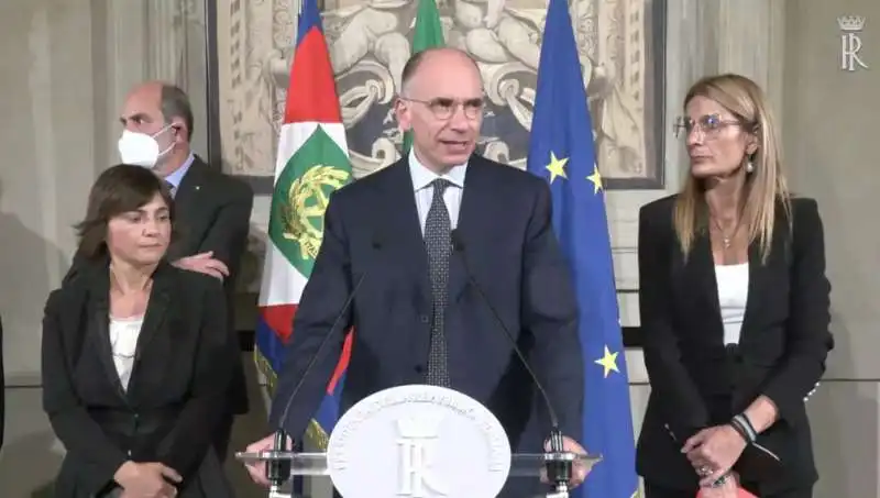 debora serracchiani enrico letta simona malpezzi alle consultazioni 