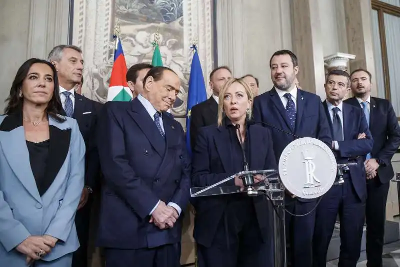 delegazione del centrodestra al quirinale 