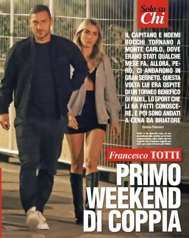 francesco totti e noemi bocchi a montecarlo   foto chi  2