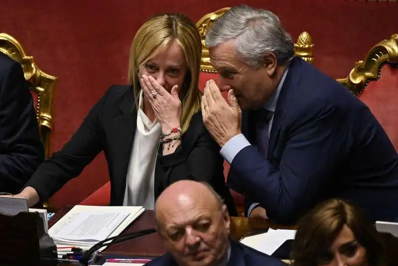 GIORGIA MELONI ANTONIO TAJANI