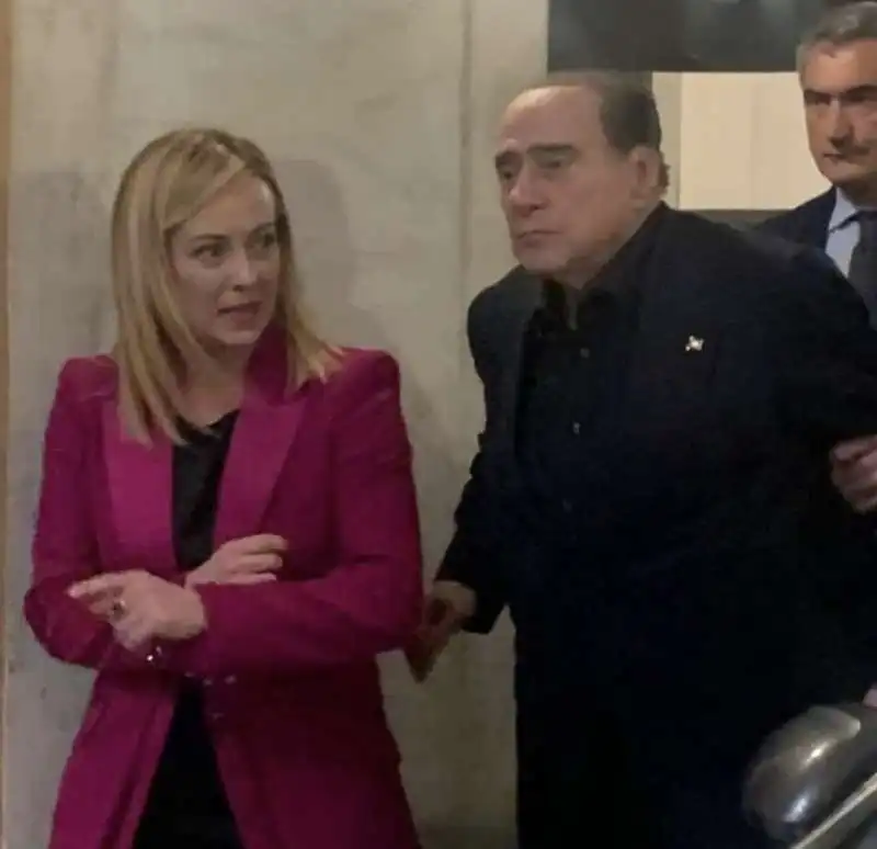 giorgia meloni silvio berlusconi 