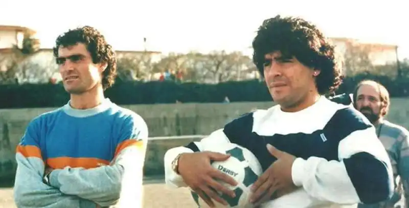 giuseppe bruscolotti con maradona 