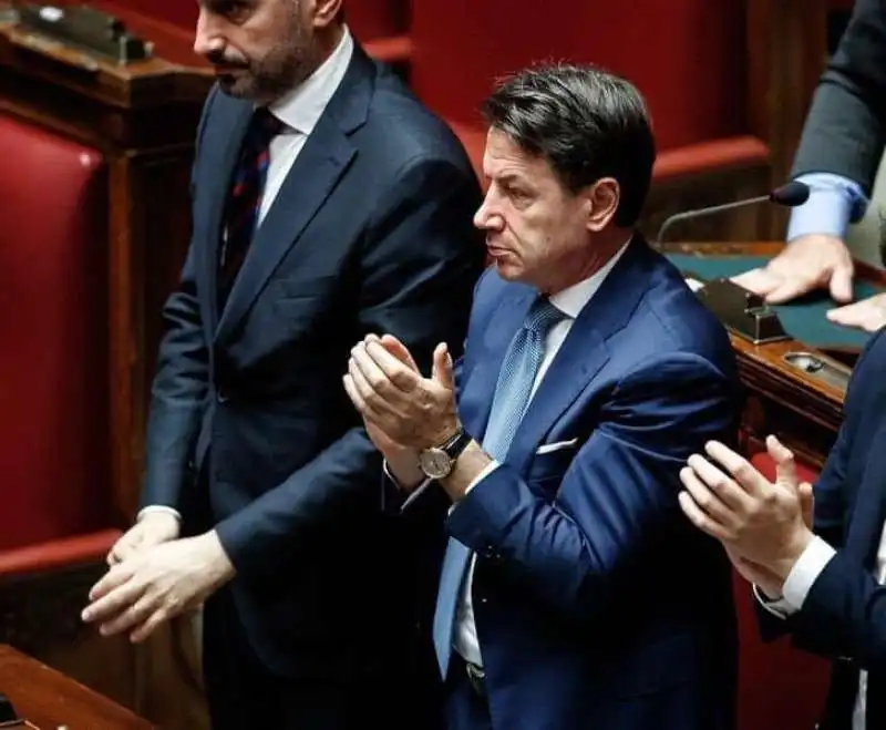 Giuseppe Conte alla camera