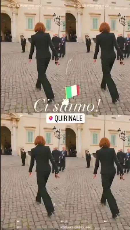 instagram story di anna maria bernini durante il giuramento al quirinale   1