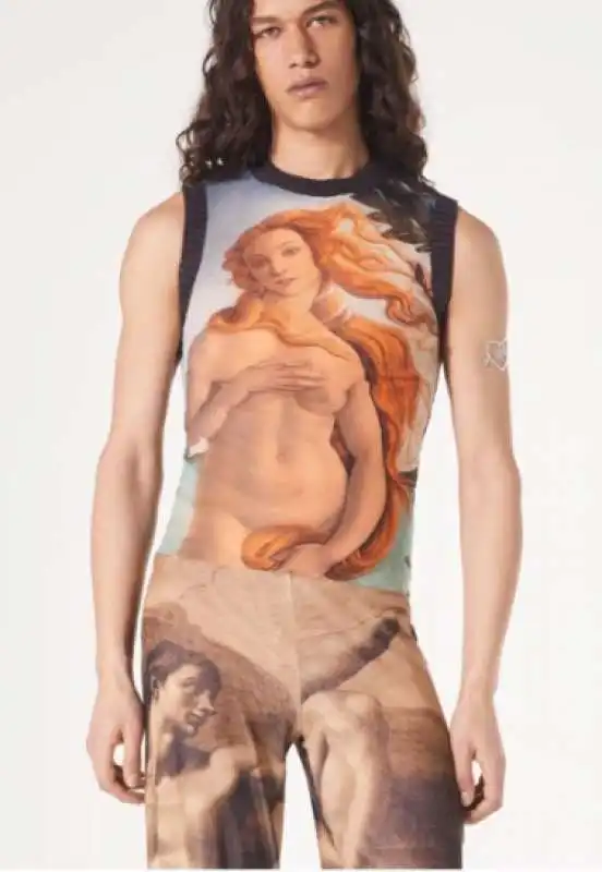 la venere di botticelli sugli abiti di jean paul gaultier 11