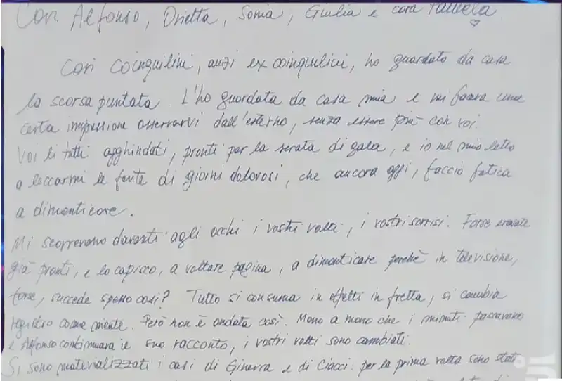 lettera di marco bellavia