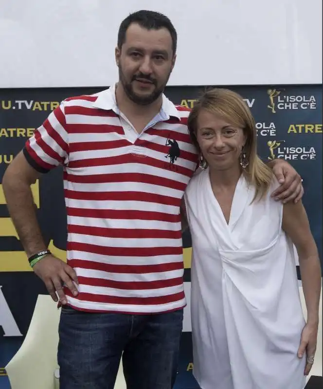 MATTEO SALVINI E GIORGIA MELONI NEL 2014 