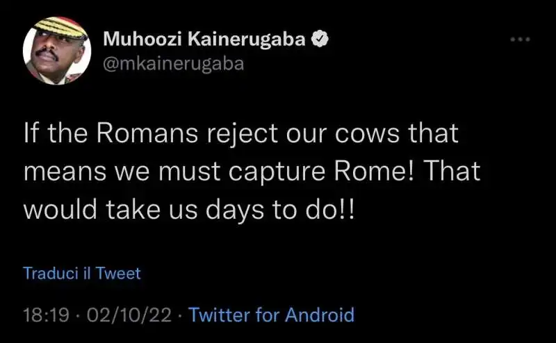 muhoozi kainerugaba tweet 3