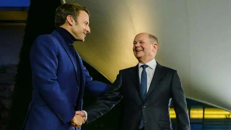 olaf scholz emmanuel macron