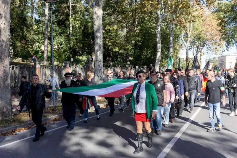 predappio, corteo degli arditi per il centenario marcia su roma   14