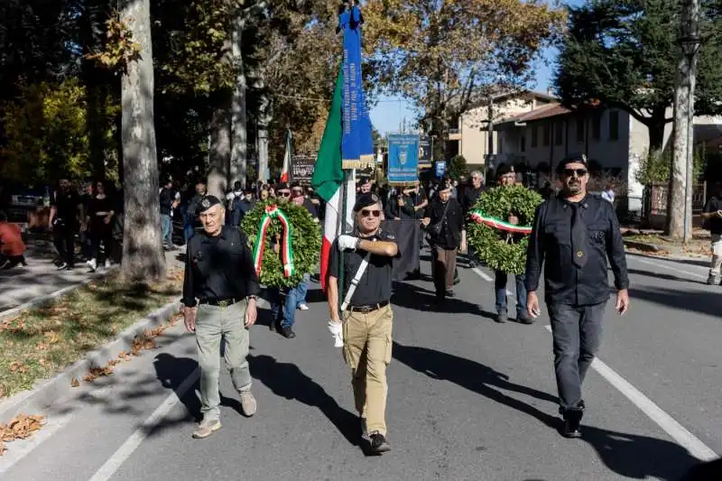 predappio, corteo degli arditi per il centenario marcia su roma   16