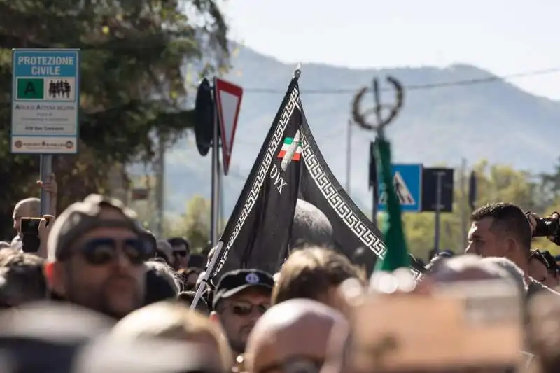 predappio, corteo degli arditi per il centenario marcia su roma   39