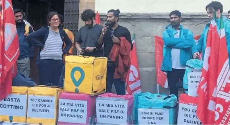 protesta rider a firenze 1