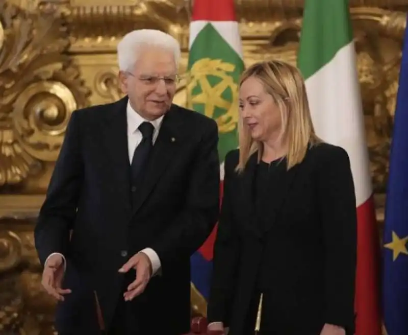  sergio mattarella giorgia meloni  