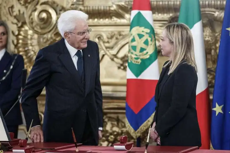 sergio mattarella giorgia meloni  