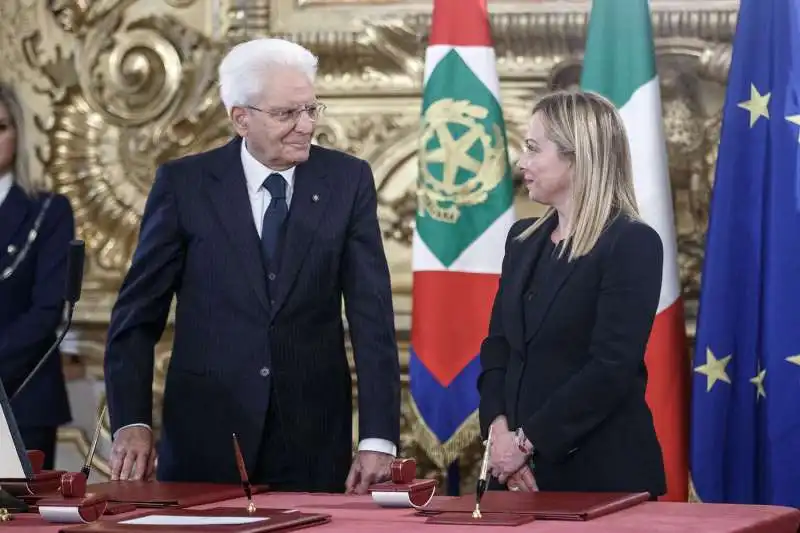 sergio mattarella giorgia meloni 