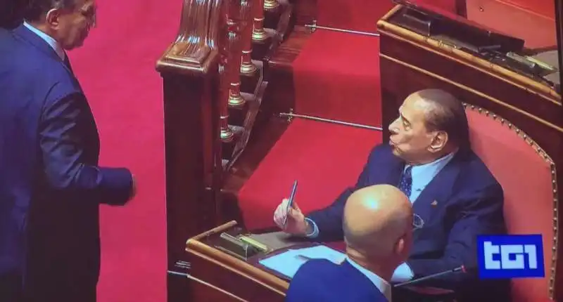 SILVIO BERLUSCONI IGNAZIO LA RUSSA SENATO 1