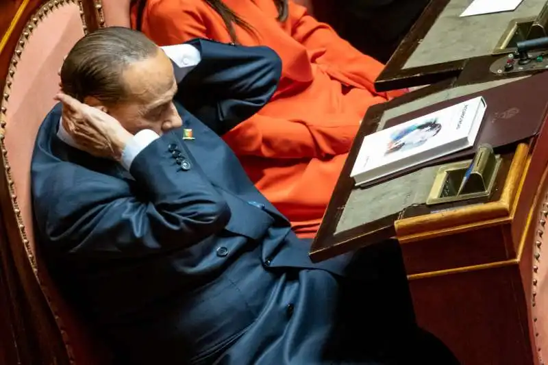 SILVIO BERLUSCONI IN SENATO 