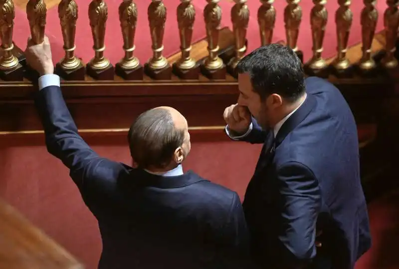 silvio berlusconi matteo salvini  