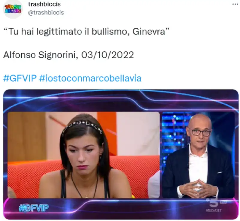 tweet grande fratello vip 7