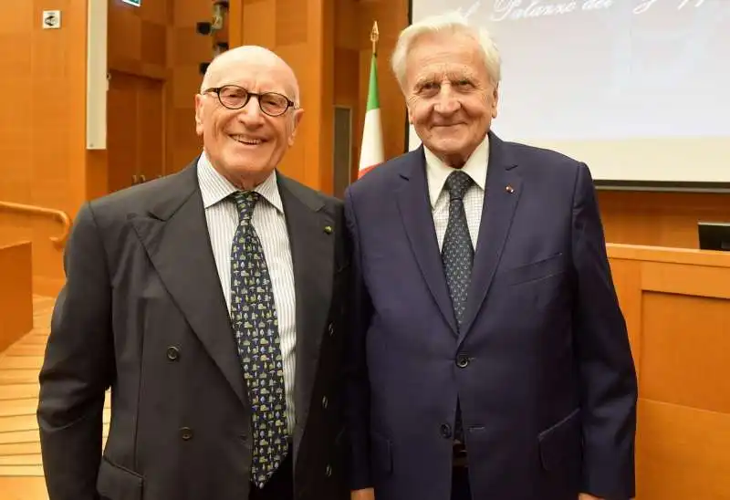 umberto vattani  jean claude trichet  foto di bacco