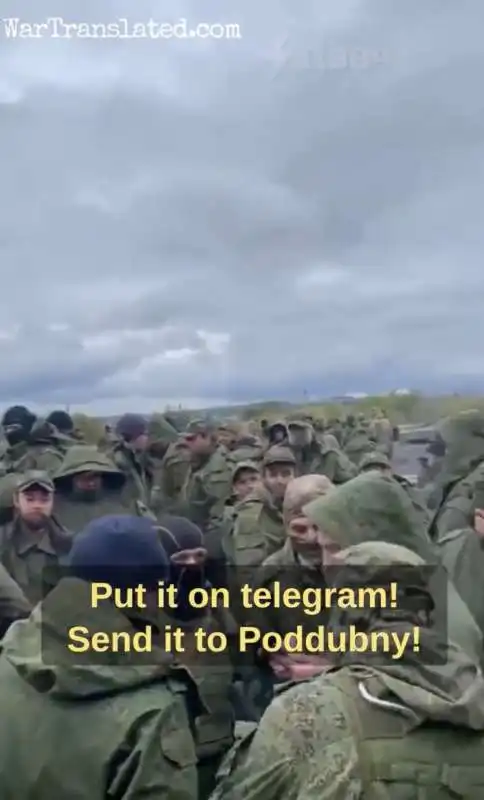 video di militari russi che protestano   2