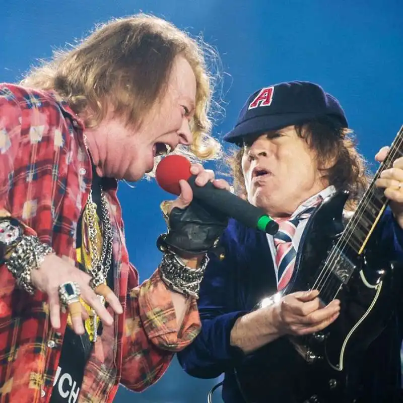 ac dc axl rose angus young