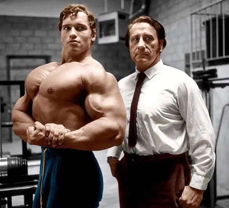 arnold schwarzenegger e il padre gustav 3