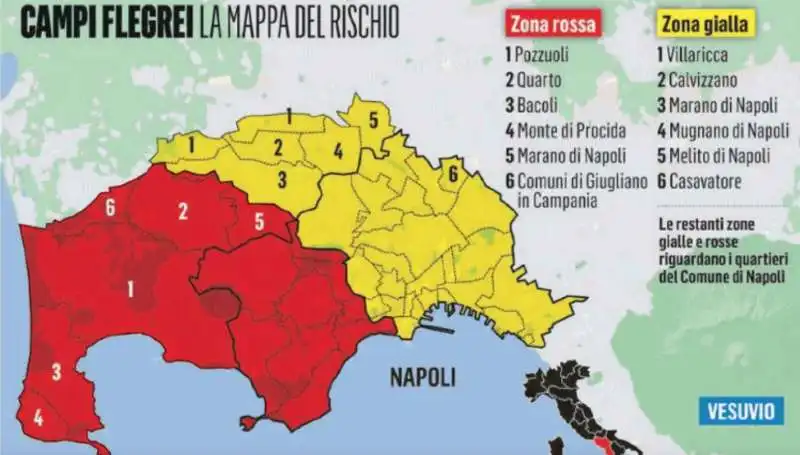 CAMPI FLEGREI - LA MAPPA DEI RISCHI - IL FATTO QUOTIDIANO