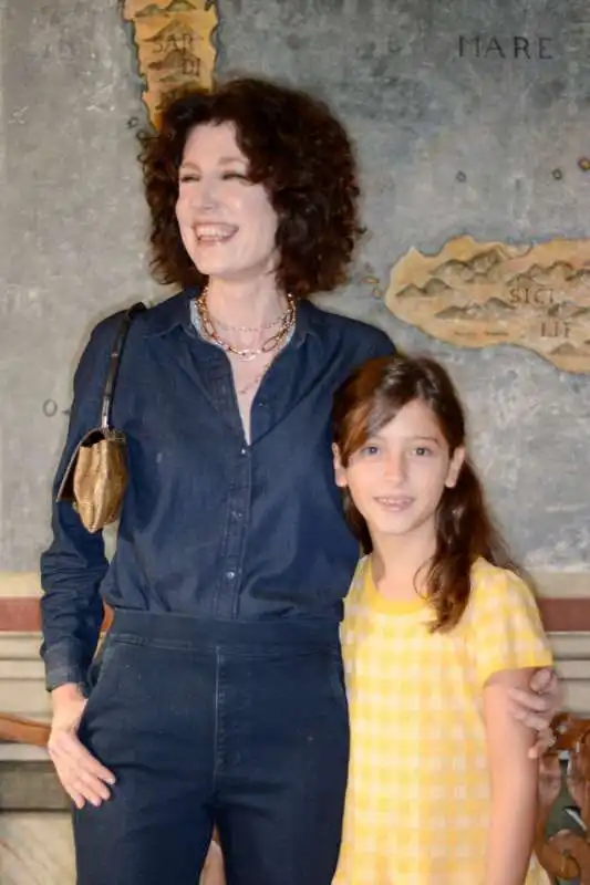 caroline corbetta e figlia