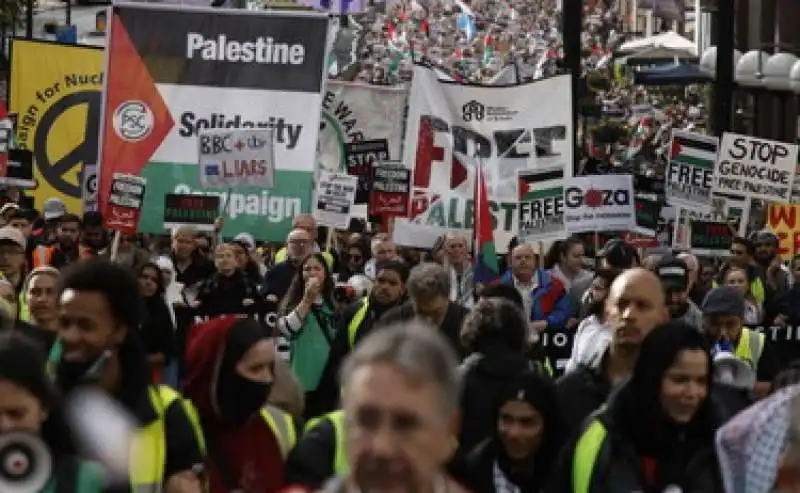 corteo pro palestina di milano. 1