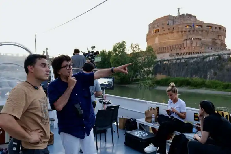 daniele cipri sul set di roma santa e dannata.   43