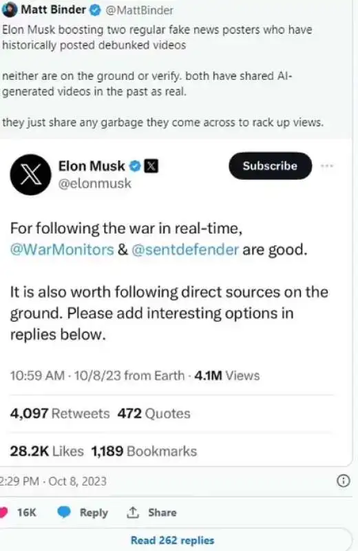 elon musk sponsorizza account antisemiti su x  6