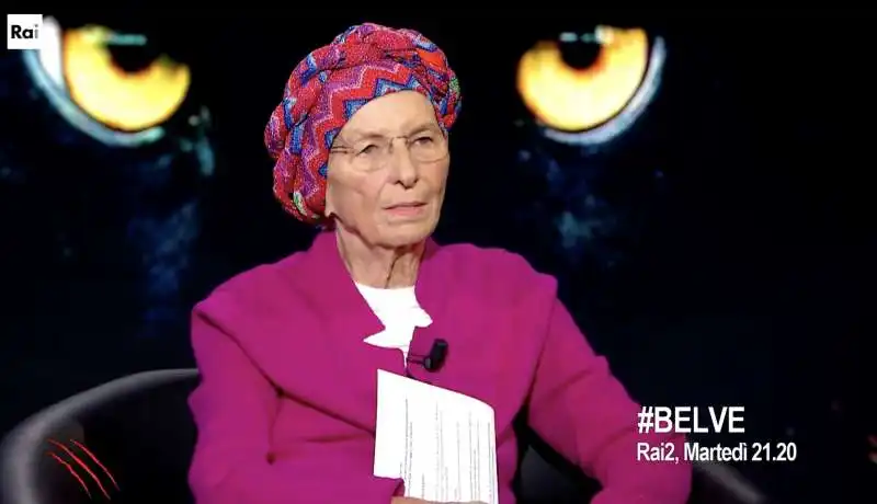 emma bonino a belve. 