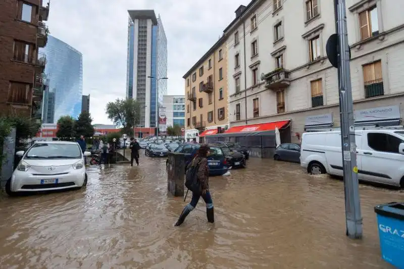 esondazione del fiume seveso a milano   71