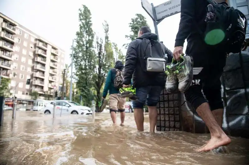 esondazione del fiume seveso a milano   92