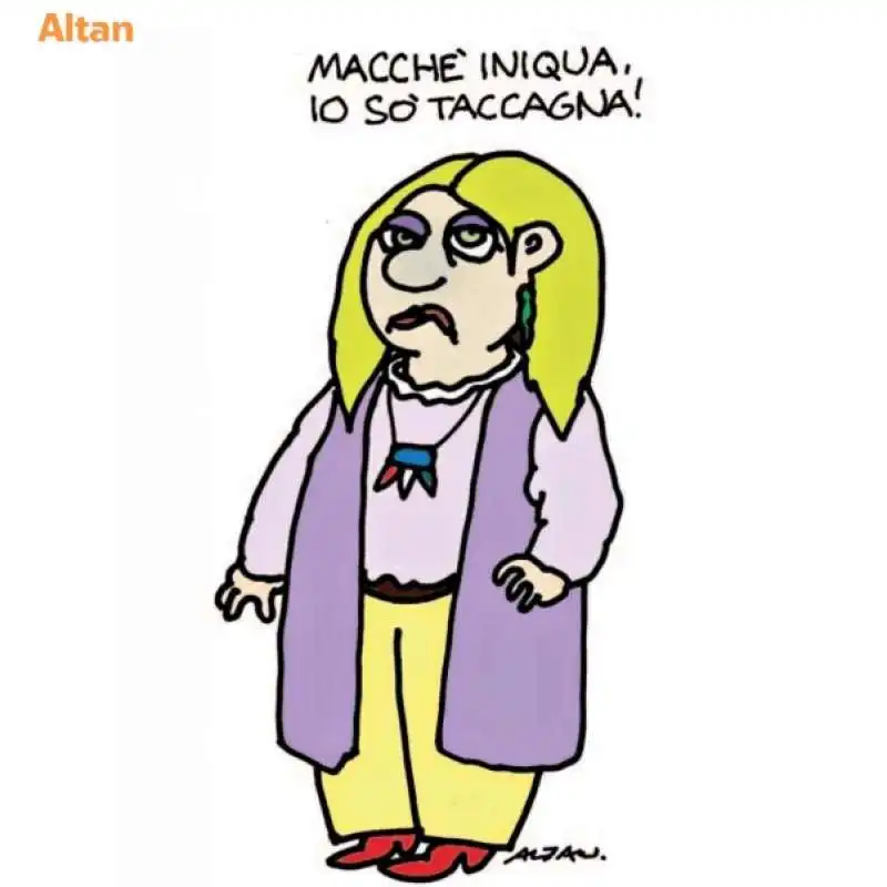 GIORGIA MELONI - VIGNETTA DI ALTAN