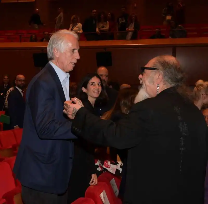 giovanni malago e roberto d agostino   foto di bacco