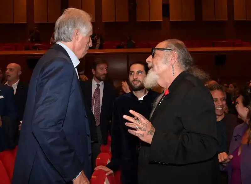 giovanni malago rocco e roberto d agostino   foto di bacco