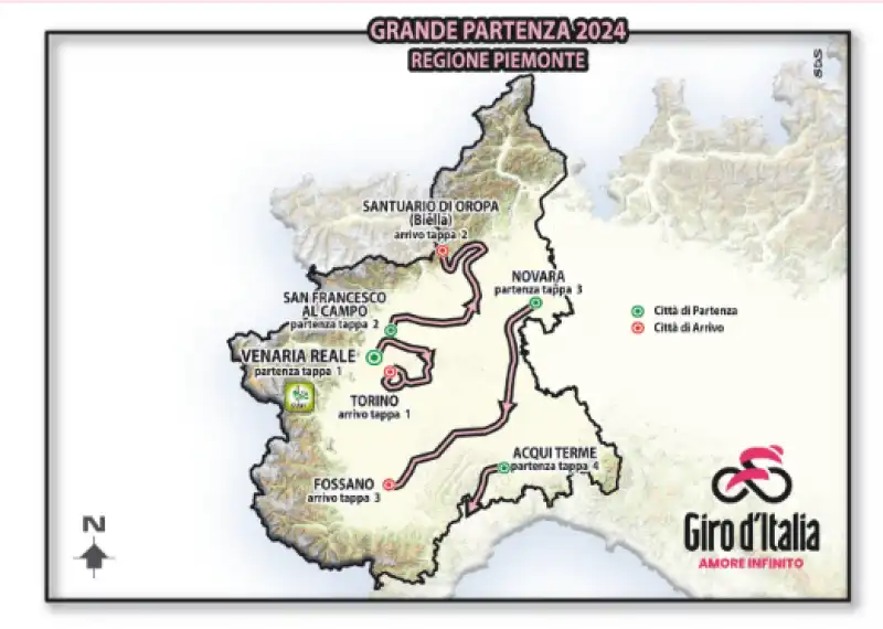 giro d'italia  2024 partenza