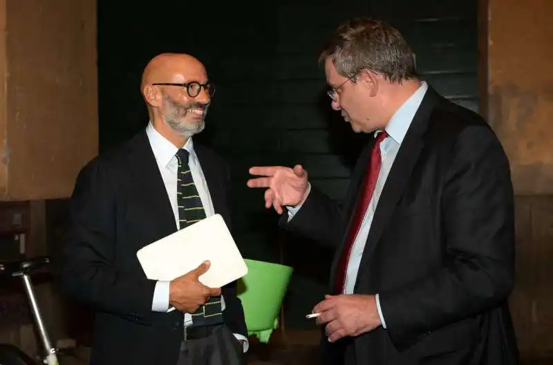 giulio napolitano e goffredo de marchis foto di bacco