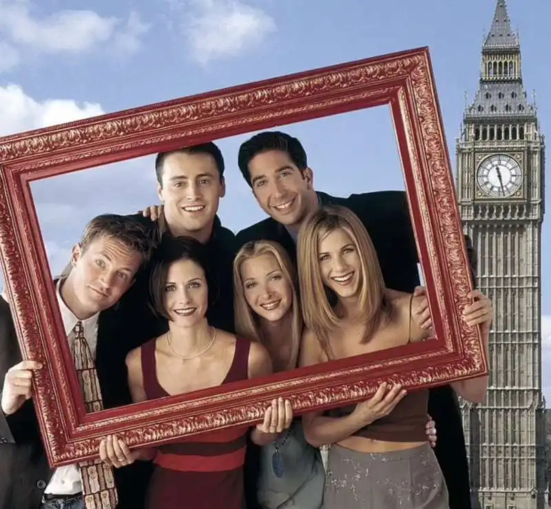 il cast di friends  