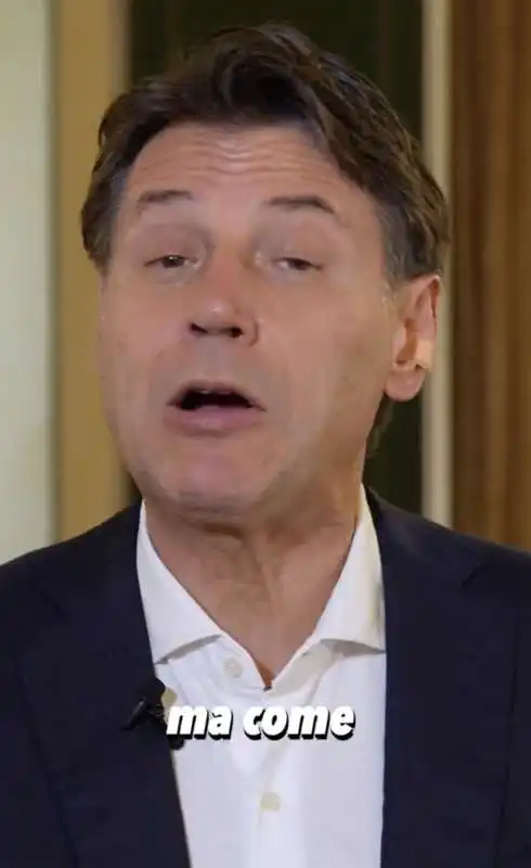 il video di giuseppe conte per un anno di governo meloni   8