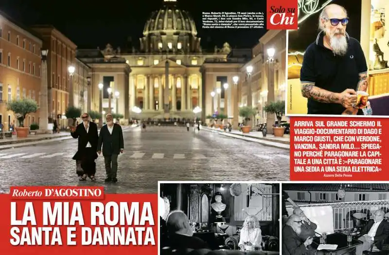 intervista di dago a chi - roma santa e dannata