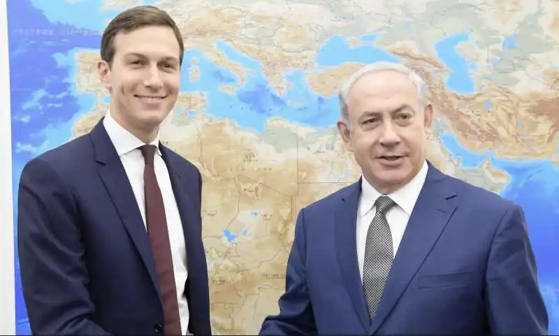 JARED KUSHNER  BENJAMIN NETANYAHU 